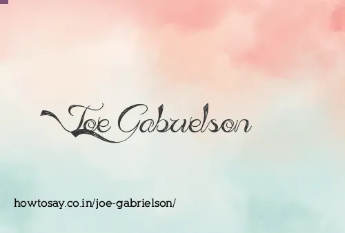 Joe Gabrielson