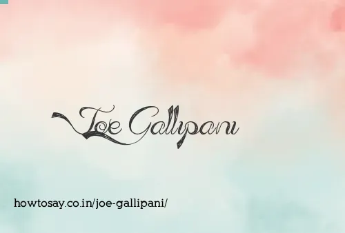 Joe Gallipani