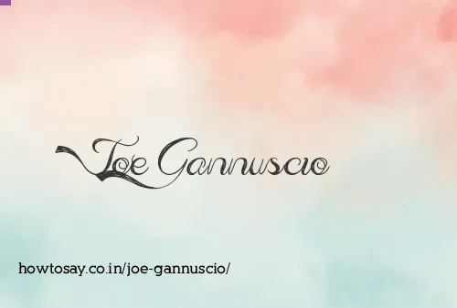Joe Gannuscio