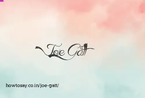 Joe Gatt