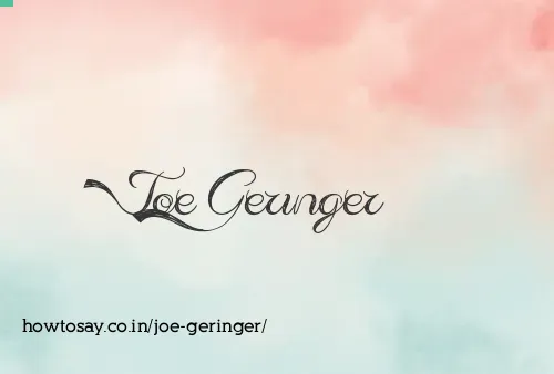 Joe Geringer