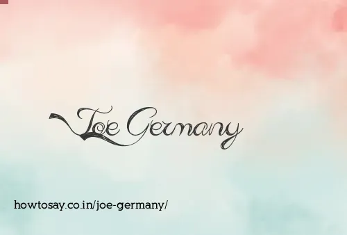 Joe Germany