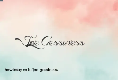 Joe Gessiness