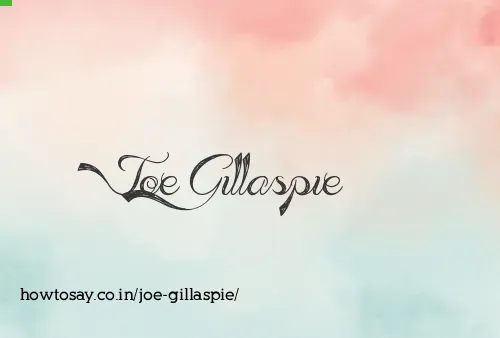 Joe Gillaspie