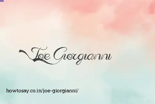 Joe Giorgianni