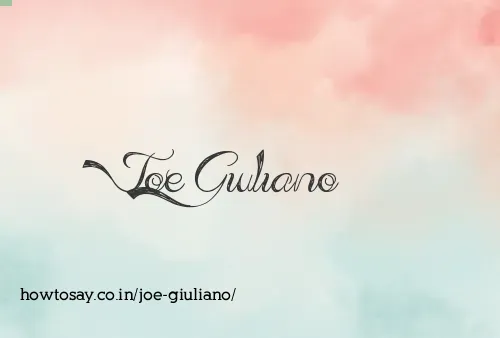 Joe Giuliano