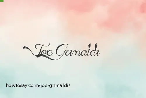 Joe Grimaldi