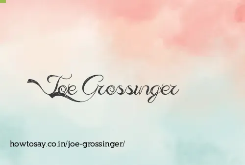 Joe Grossinger