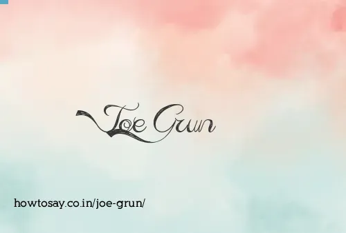 Joe Grun