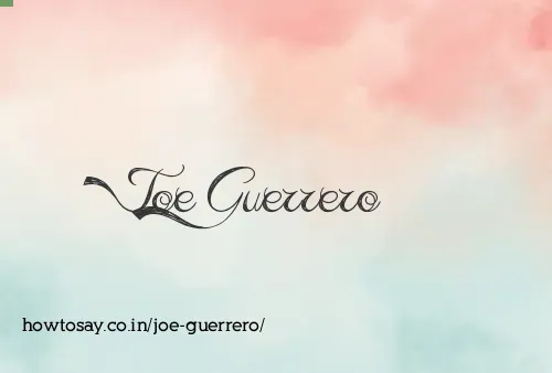 Joe Guerrero