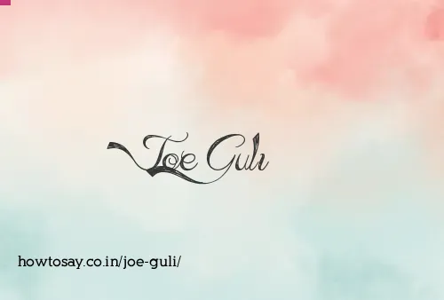 Joe Guli