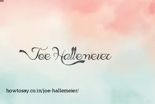 Joe Hallemeier