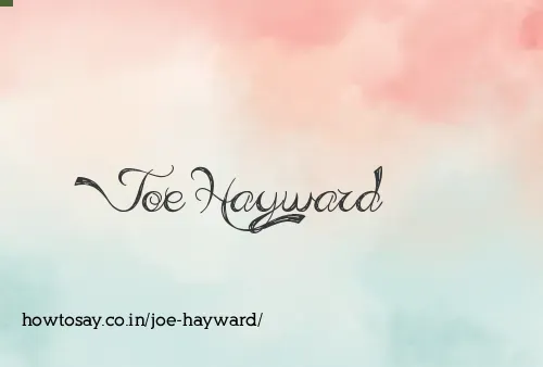 Joe Hayward