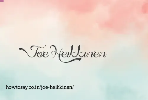 Joe Heikkinen