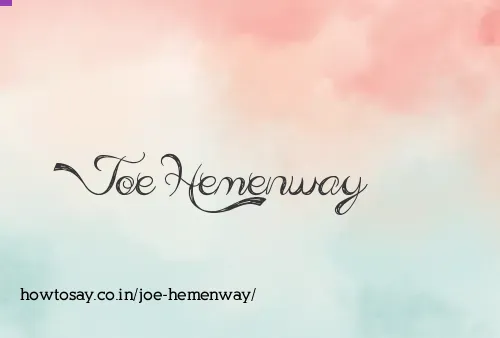 Joe Hemenway