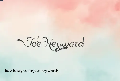 Joe Heyward