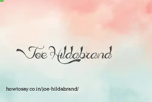 Joe Hildabrand