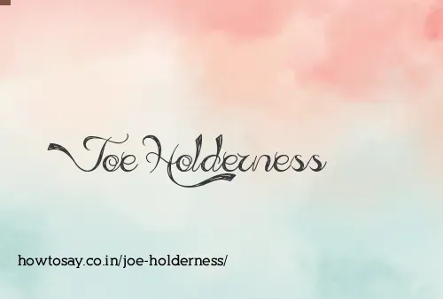 Joe Holderness