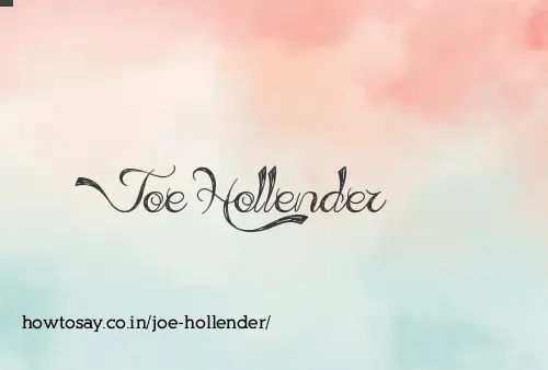 Joe Hollender