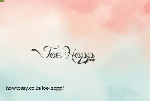 Joe Hopp