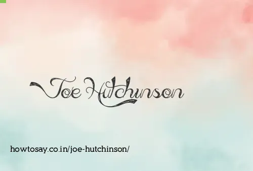 Joe Hutchinson