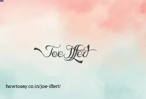 Joe Iffert