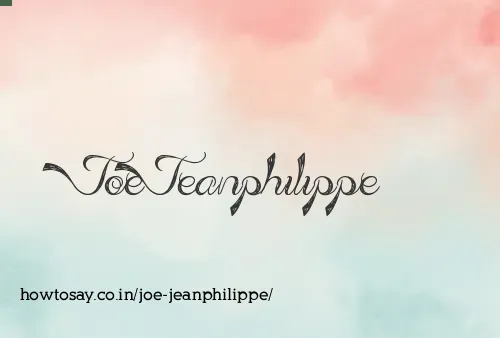 Joe Jeanphilippe