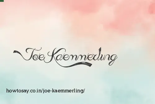 Joe Kaemmerling