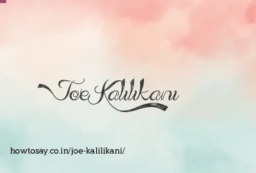 Joe Kalilikani