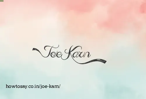 Joe Karn