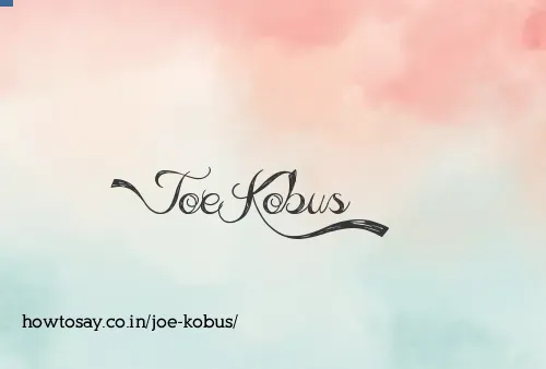Joe Kobus