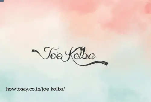 Joe Kolba