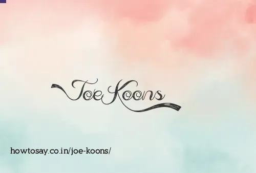 Joe Koons