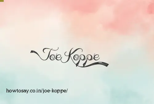 Joe Koppe