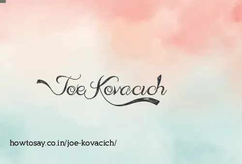 Joe Kovacich