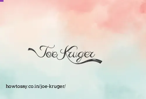 Joe Kruger