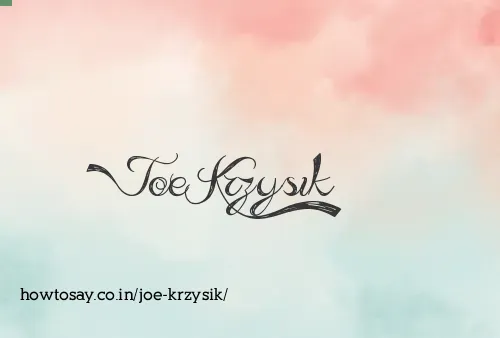 Joe Krzysik