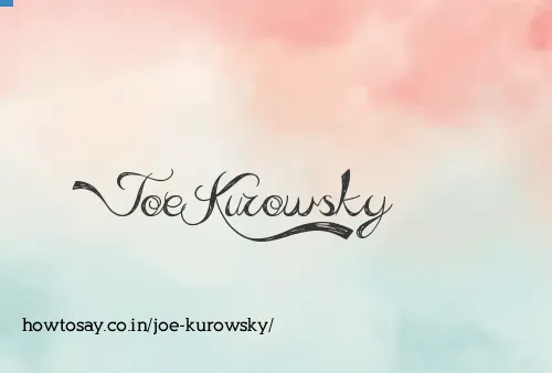 Joe Kurowsky