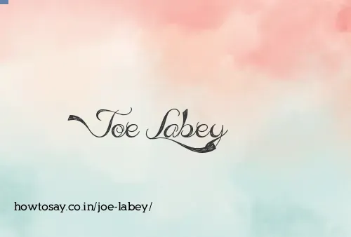 Joe Labey