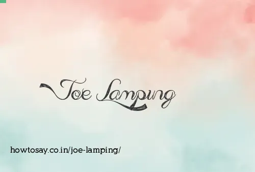 Joe Lamping