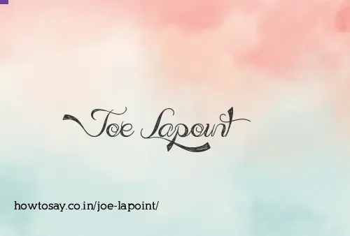 Joe Lapoint
