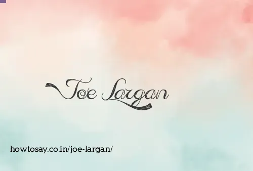 Joe Largan