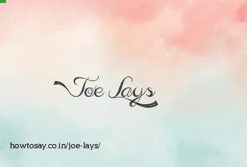 Joe Lays