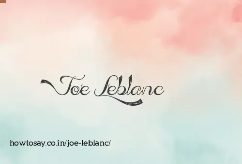 Joe Leblanc