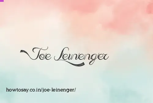 Joe Leinenger