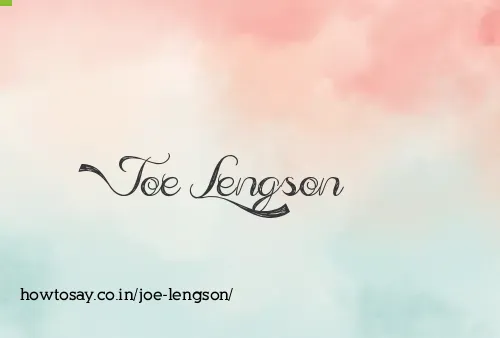 Joe Lengson