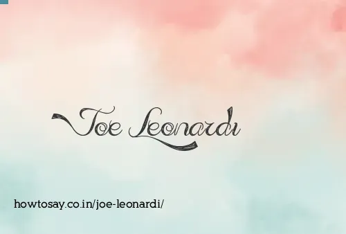 Joe Leonardi