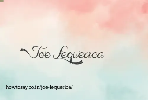 Joe Lequerica