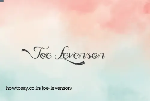 Joe Levenson