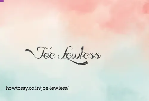 Joe Lewless